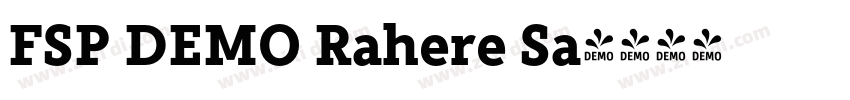 FSP DEMO Rahere Sa字体转换 FSP DEMO Rahere Sa字体转换